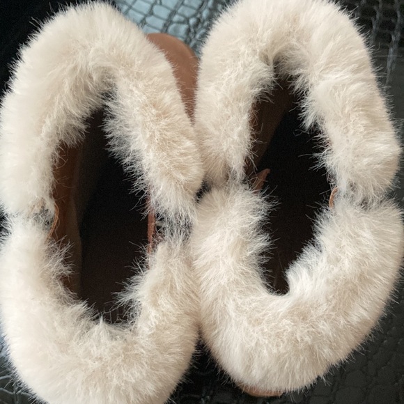 L.Paola suede wedge boots fur trimmed - Picture 5 of 16